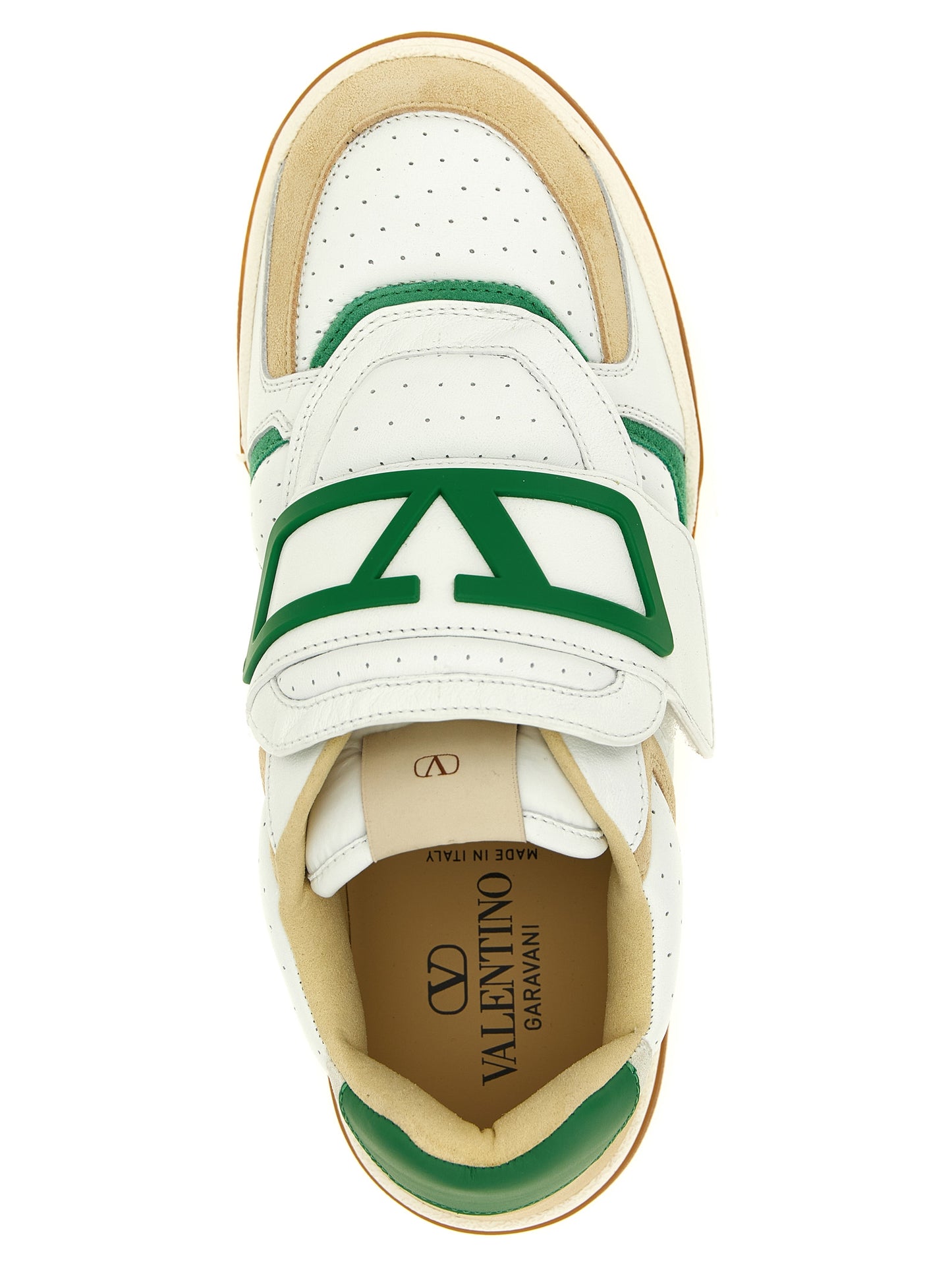 Multicolor Leather Athletic Sneakers