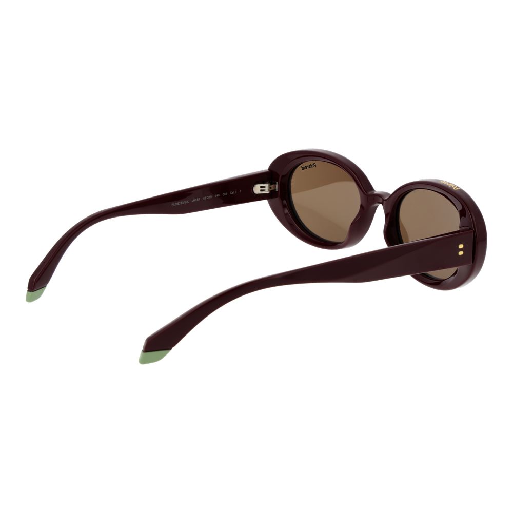 Burgundy Polycarbonate Sunglasses