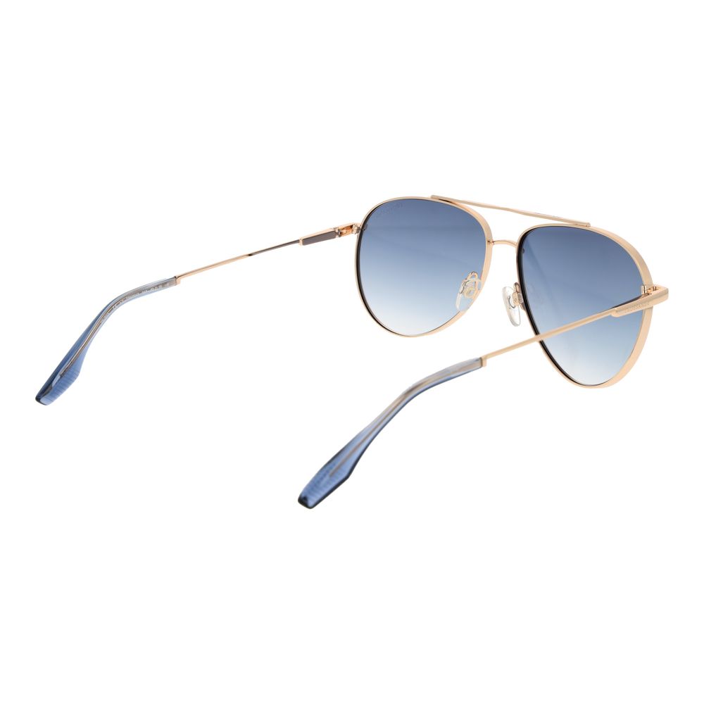 Gold Stainless Steel Sunglasses