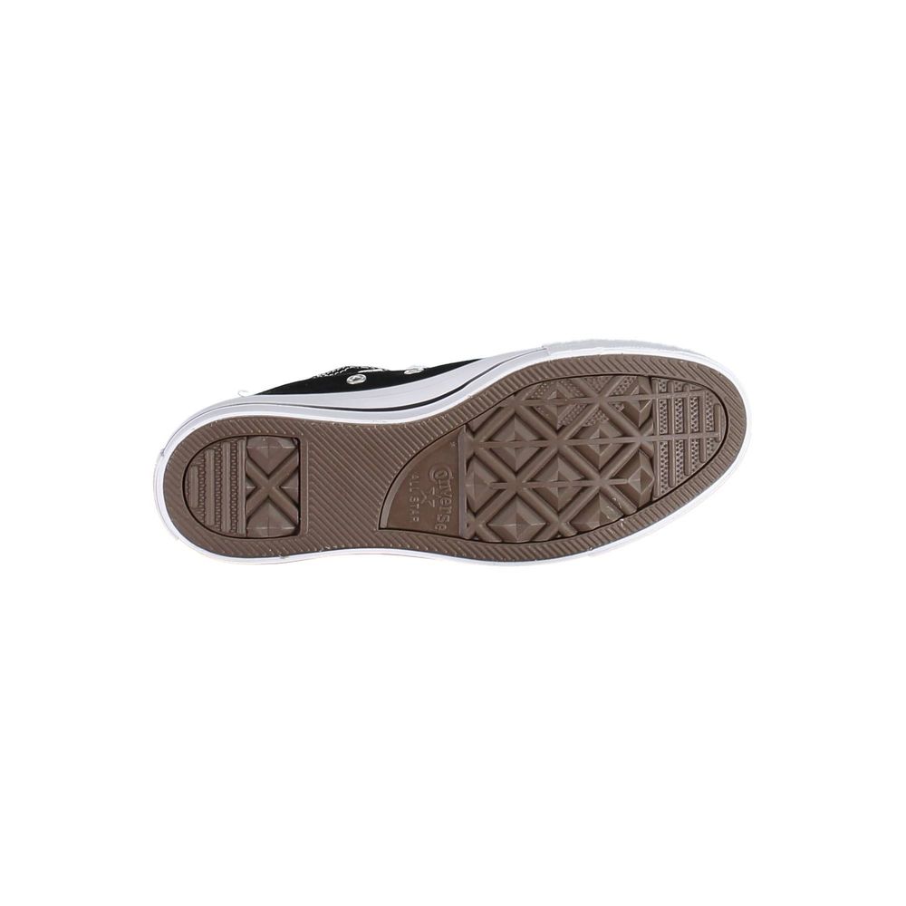 Black Textile Women Sneaker
