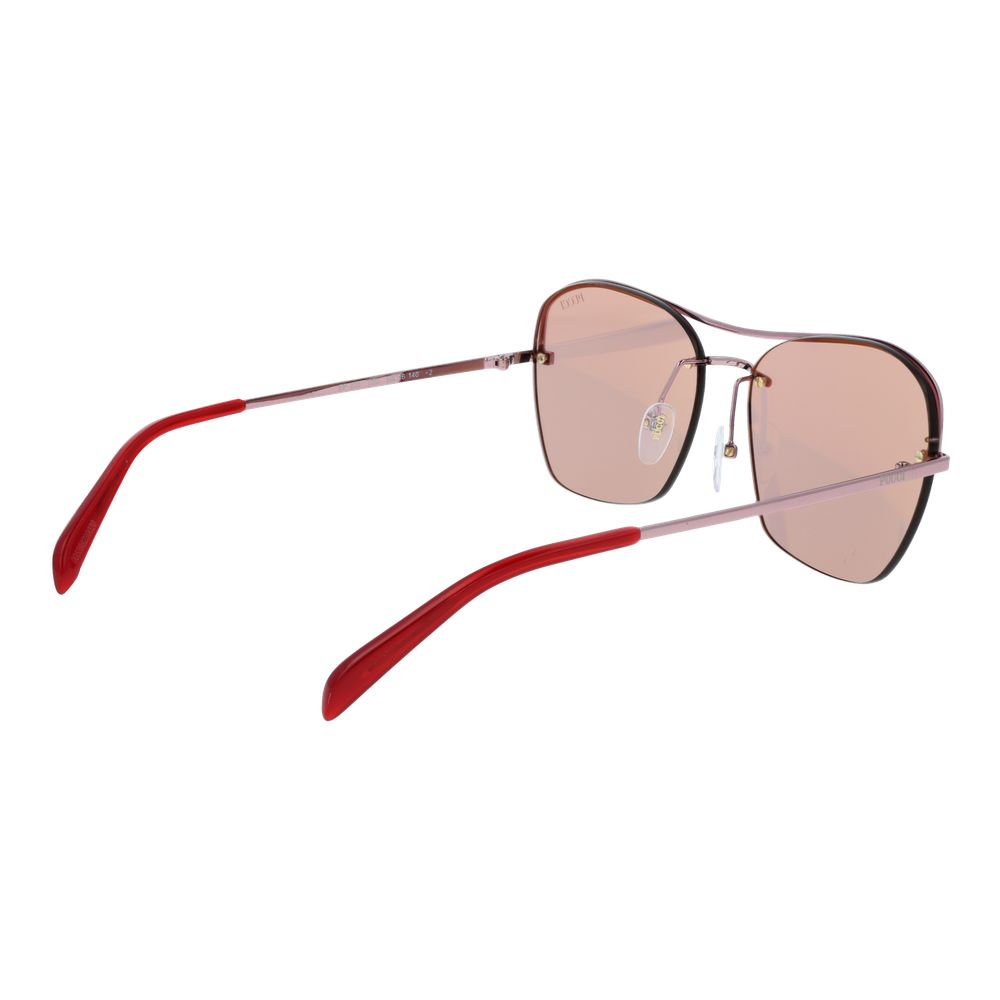 Rose Gold Metal Sunglasses