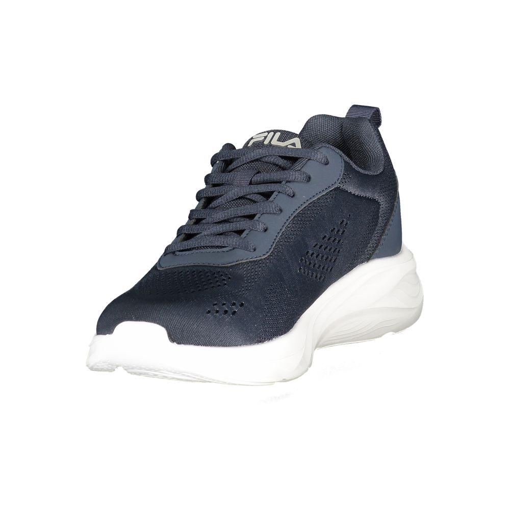 Blu Polyurethane Men's Sneaker