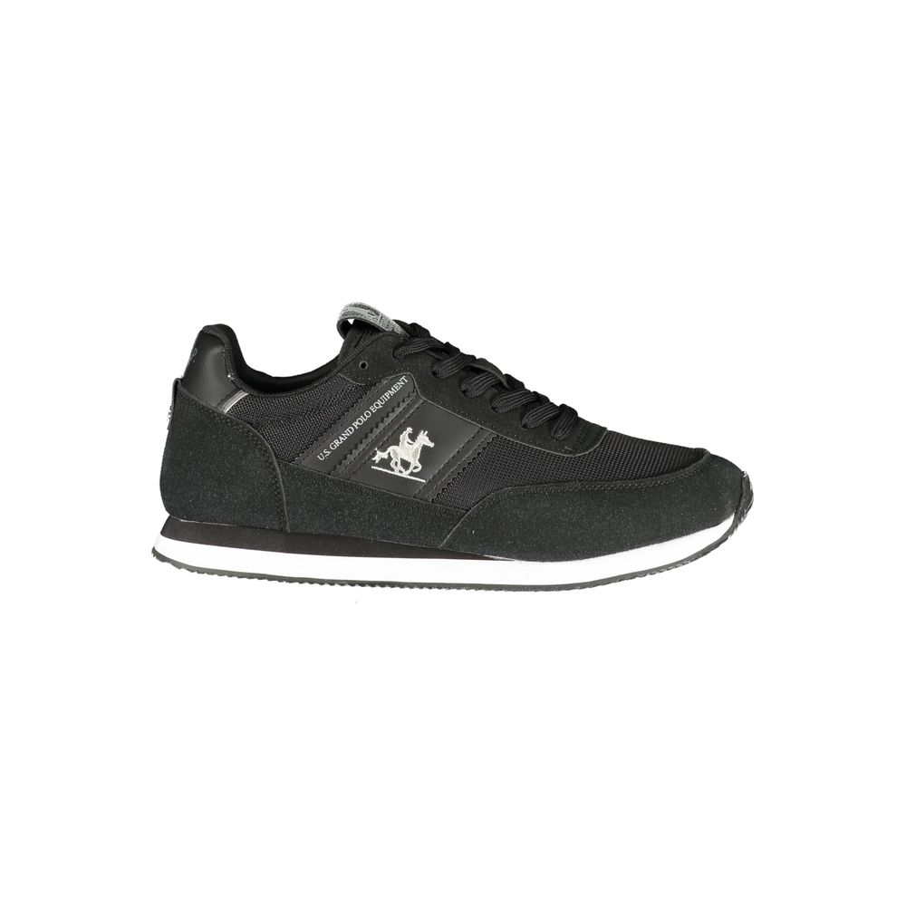 Nero Polyester Men's Sneaker