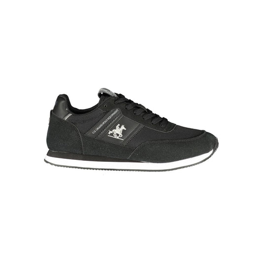 Nero Polyester Men's Sneaker