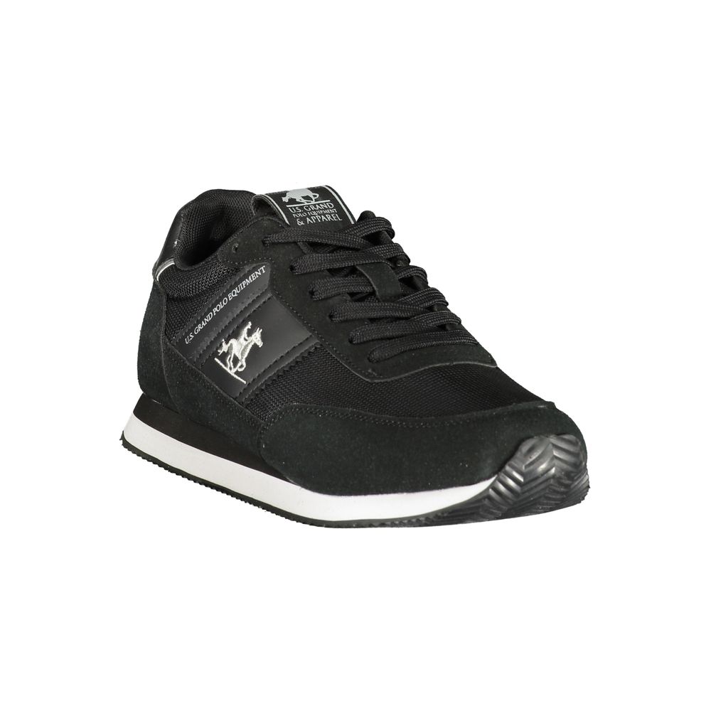 Nero Polyester Men's Sneaker