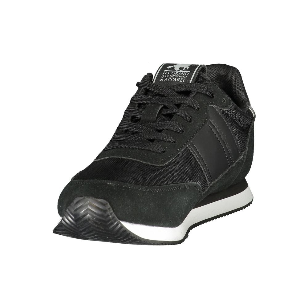 Nero Polyester Men's Sneaker