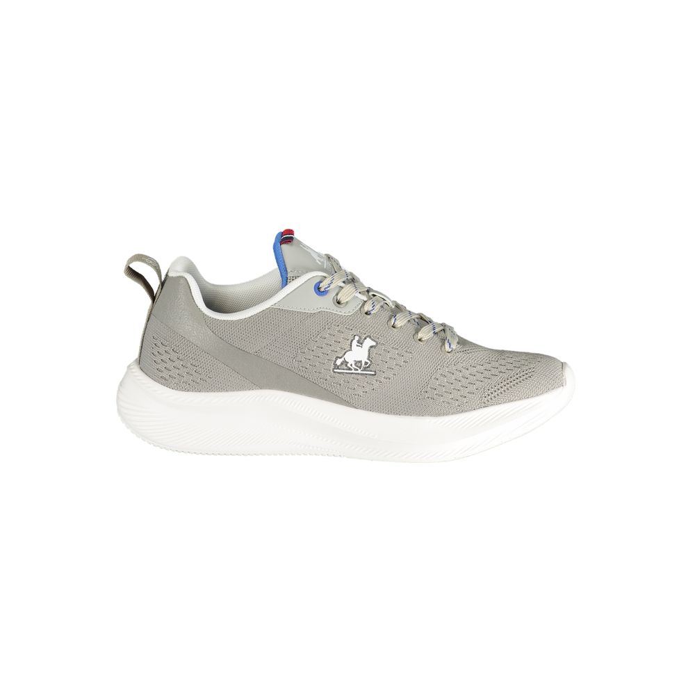 Gray Polyurethane Mens Sneaker