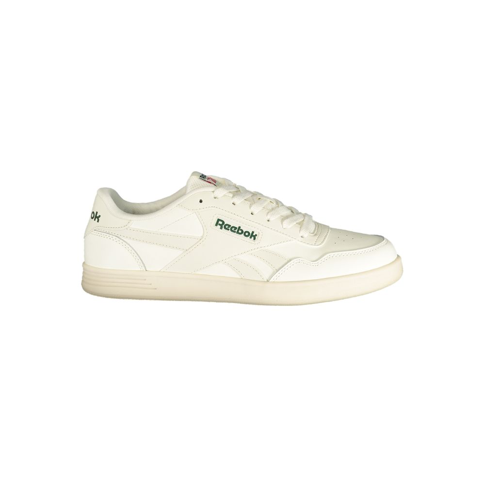 White Polyurethane Men's Sneaker