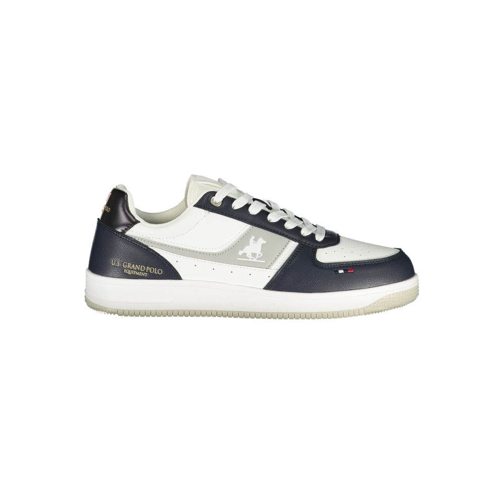 White Poliuretano Mens Sneaker