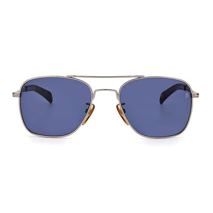 David Beckham Gray Metal Sunglasses