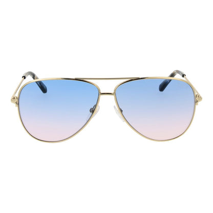 Emilio Pucci Gold Metal Sunglasses