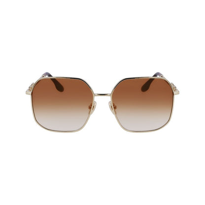 Victoria Beckham Gold Metal Sunglasses