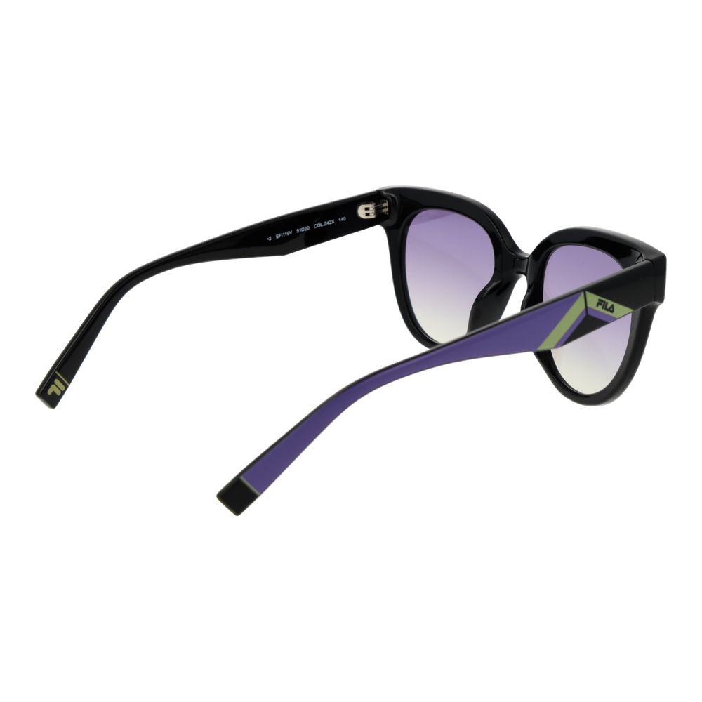 Fila Black Plastic Sunglasses