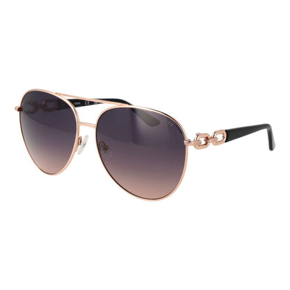 Guess Rose Gold Metal Sunglasses