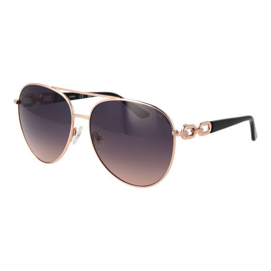 Guess Rose Gold Metal Sunglasses