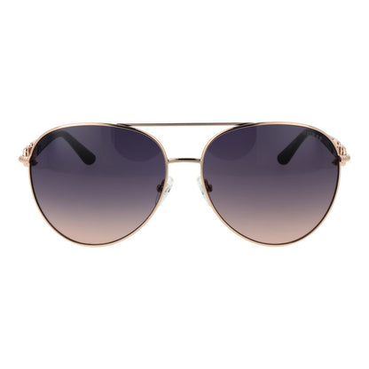 Guess Rose Gold Metal Sunglasses