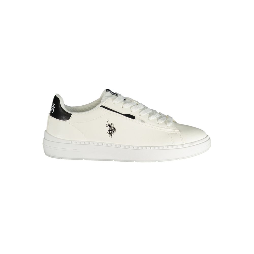 Bianco Polyurethane Mens Sneaker