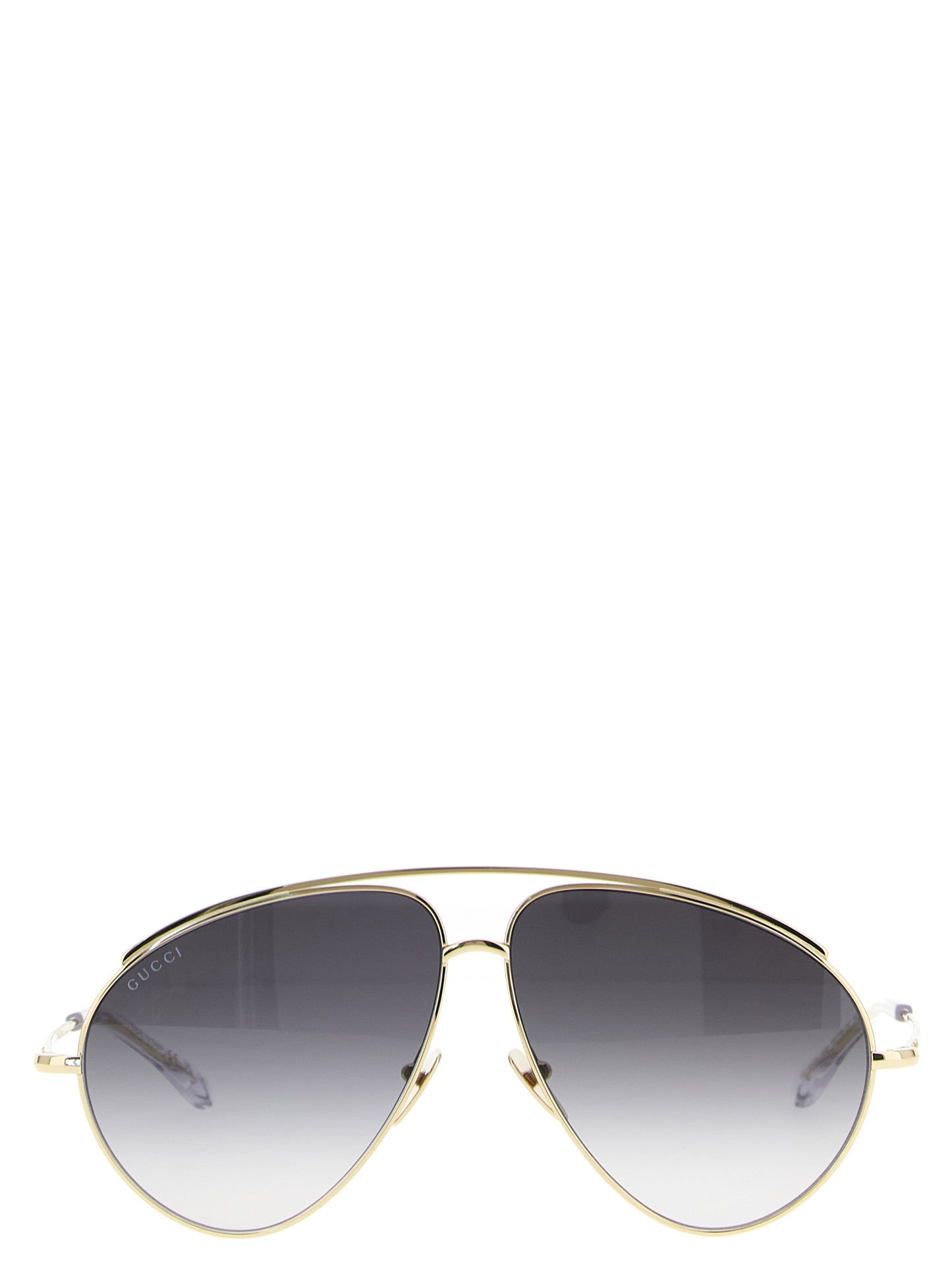 Gucci Gold Metal Sunglasses