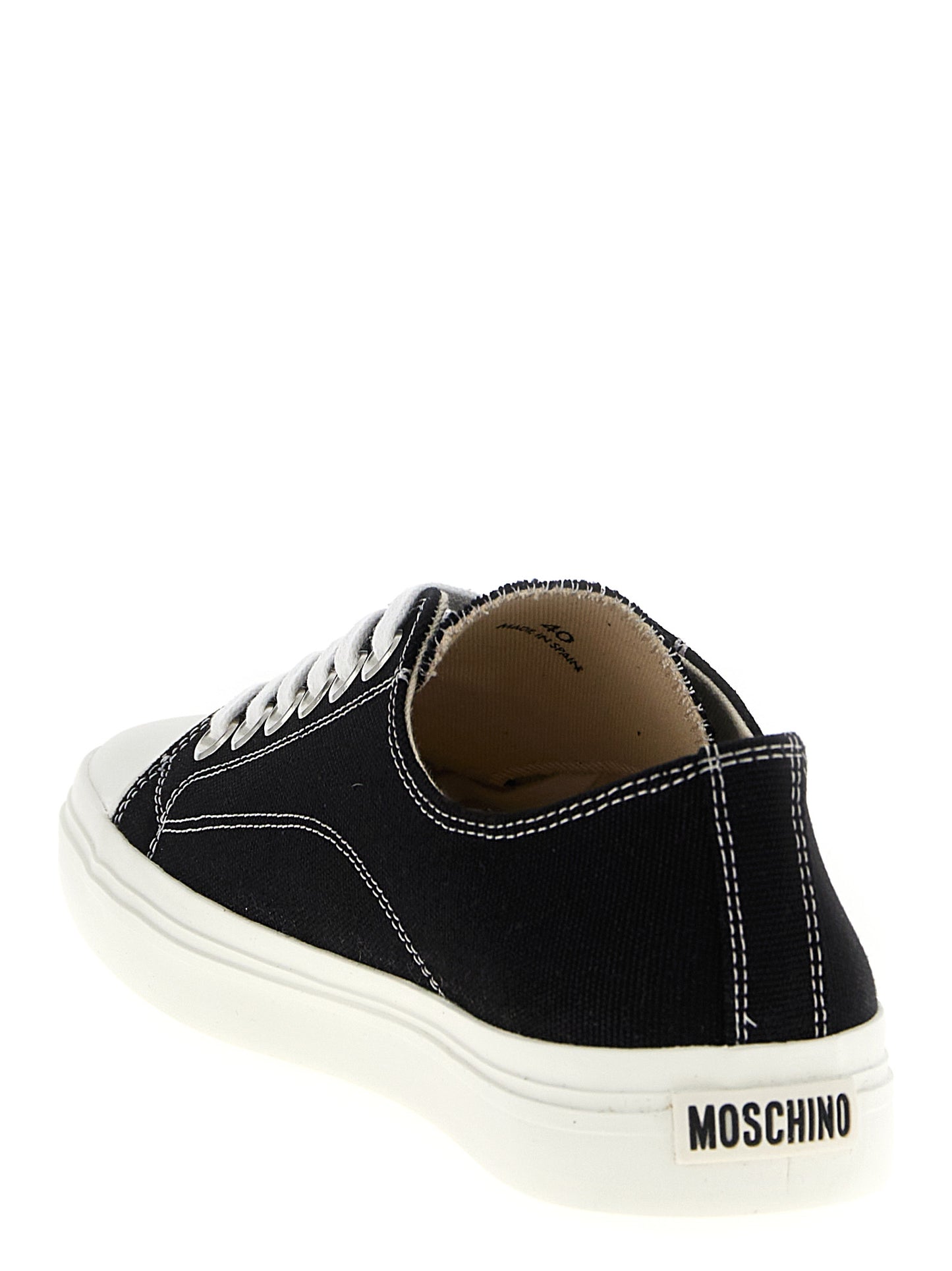 Bicolor Cotton Sneakers