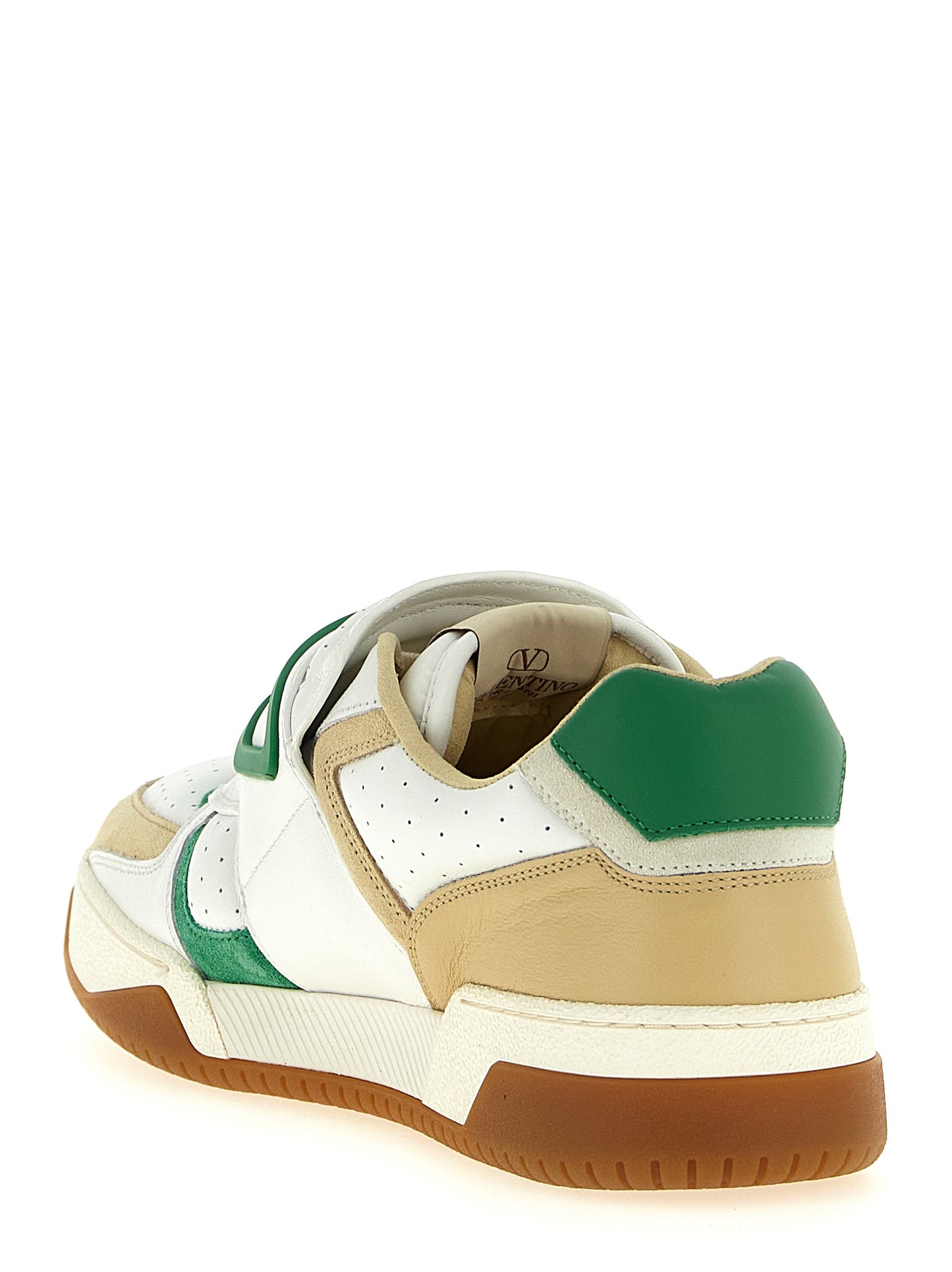 Multicolor Leather Athletic Sneakers