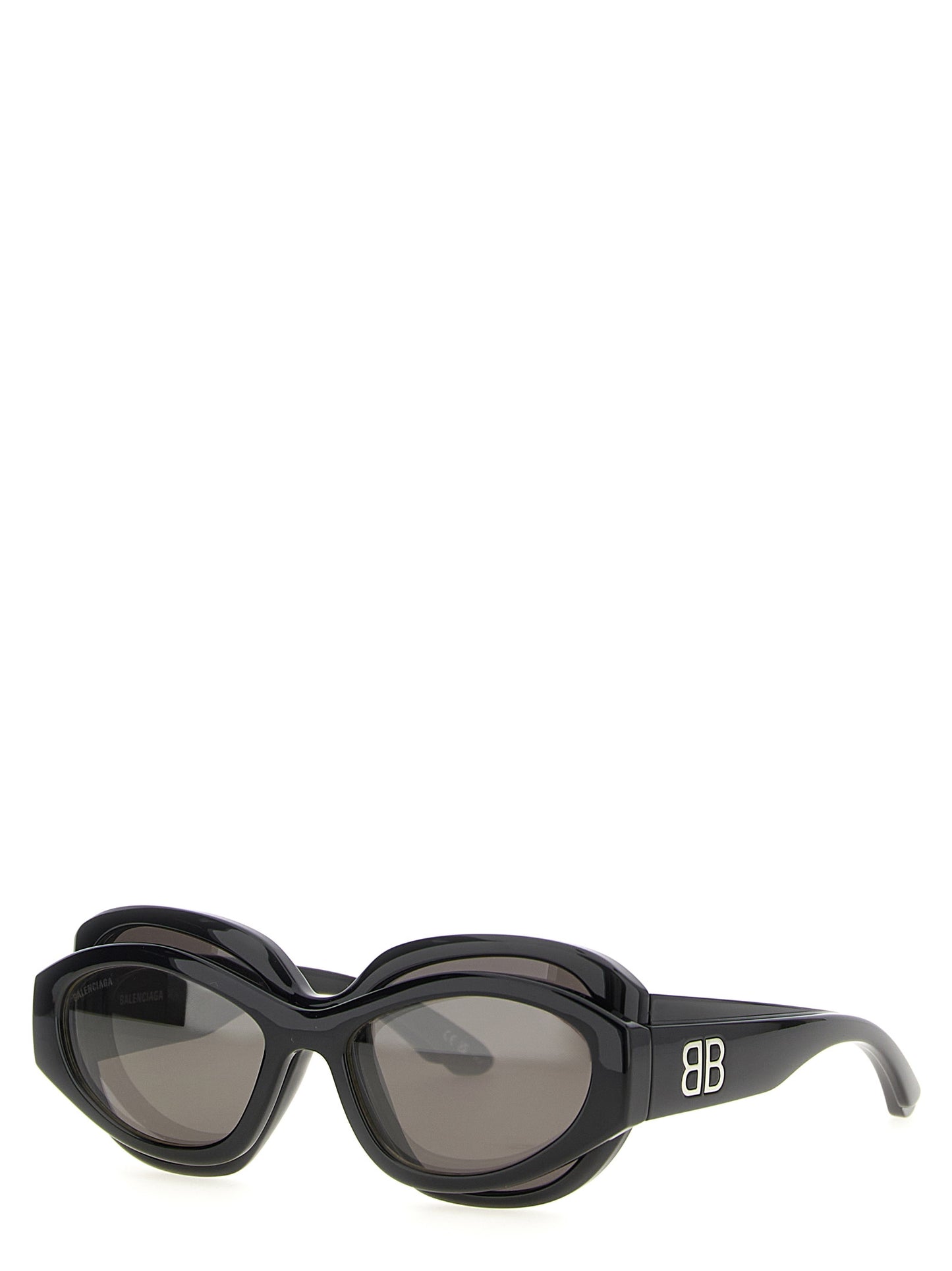 Balenciaga Black Polyamide Sunglasses