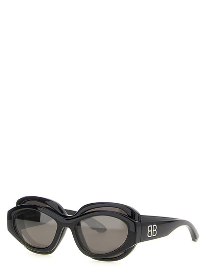 Balenciaga Black Polyamide Sunglasses