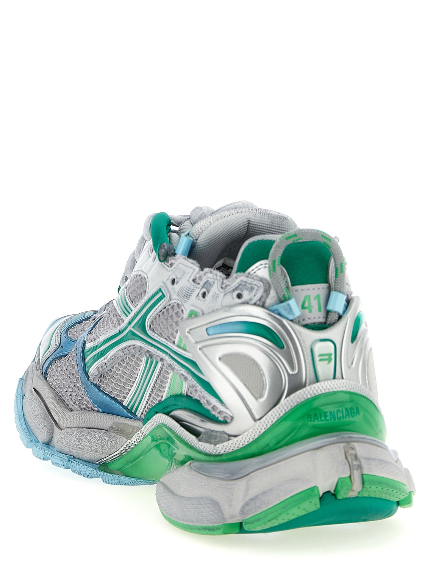Multicolor Polyethylene Athletic Sneakers