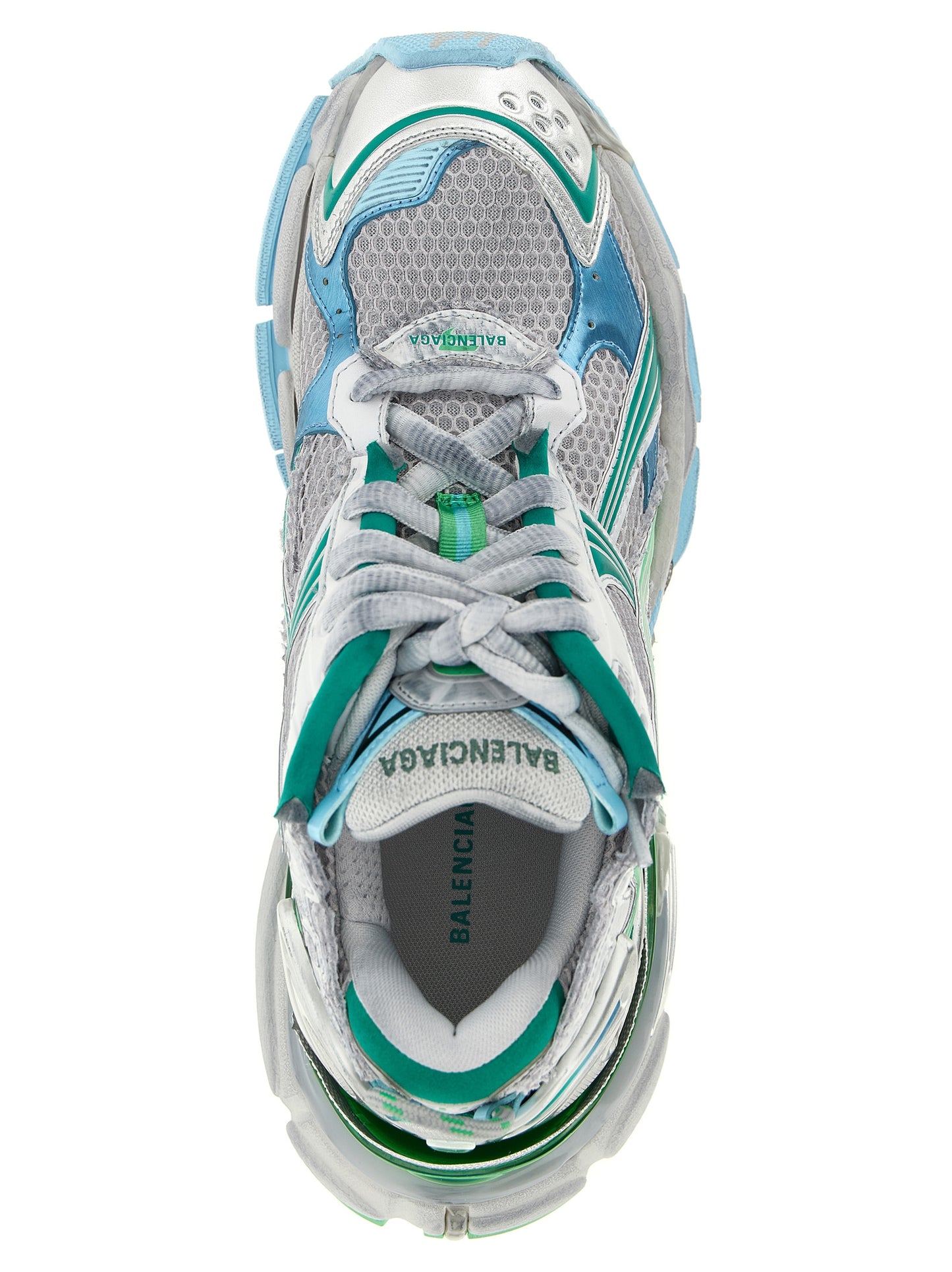 Multicolor Polyethylene Athletic Sneakers
