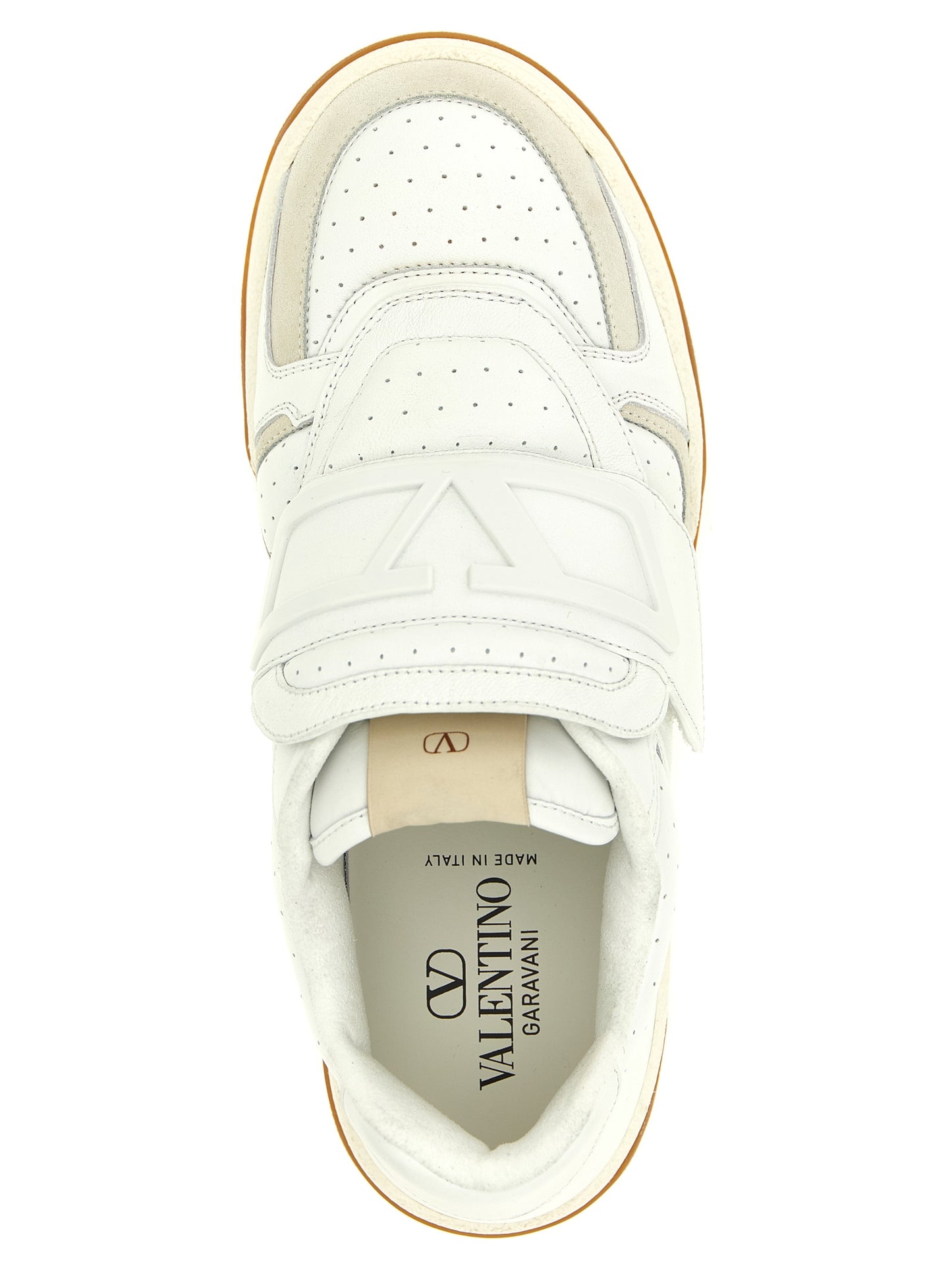 White Leather Athletic Sneakers