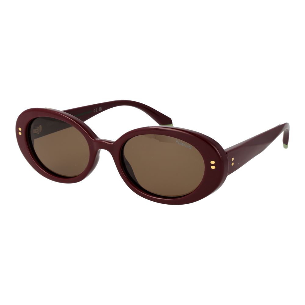 Burgundy Polycarbonate Sunglasses