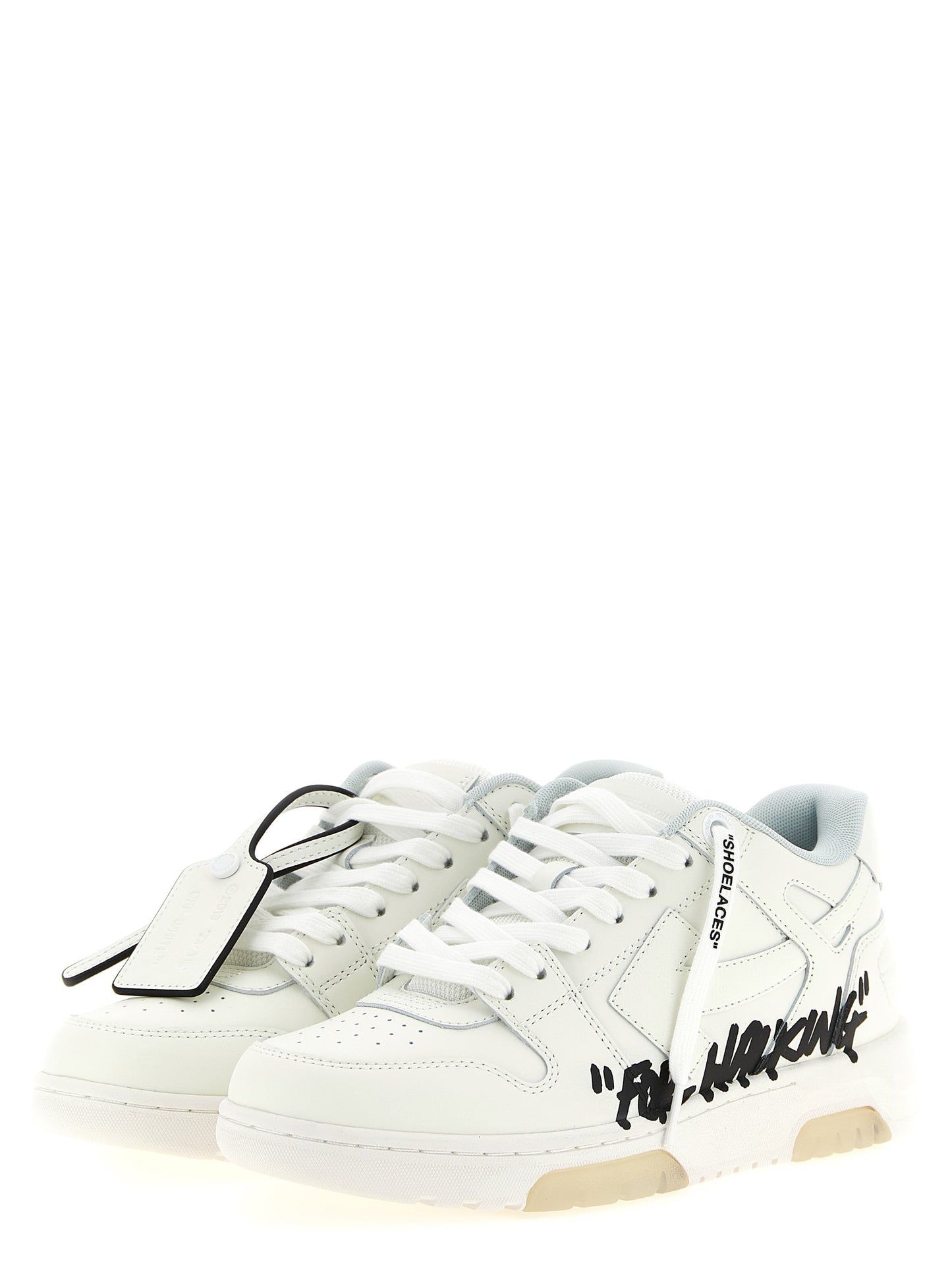 Bicolor Calfskin Athletic Sneakers