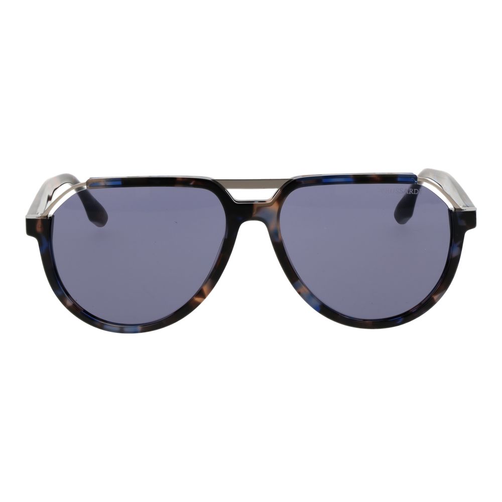 Brown Acetate & Stainless Steel Sunglasses