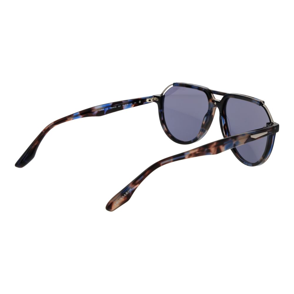 Brown Acetate & Stainless Steel Sunglasses
