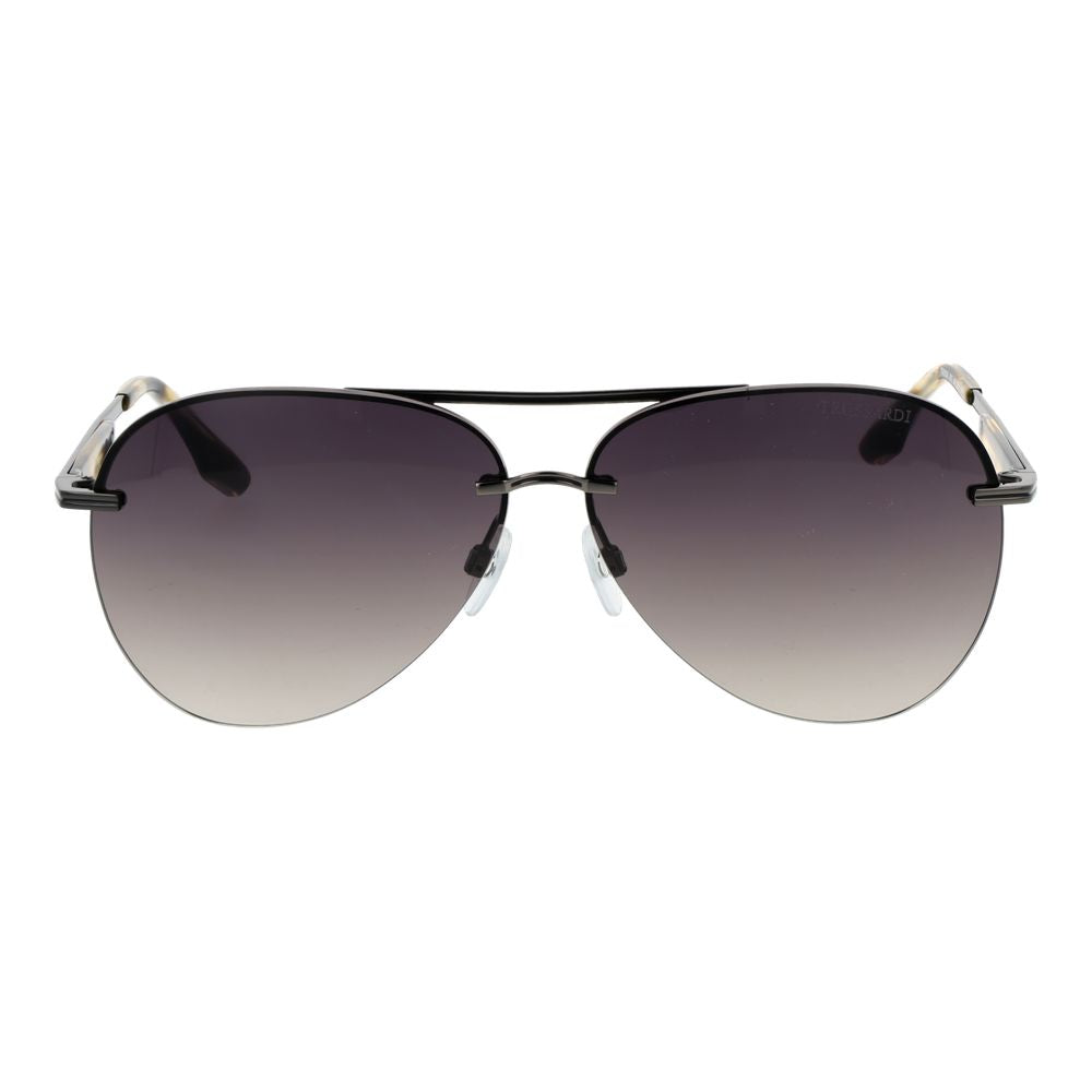 Gray Metal Sunglasses