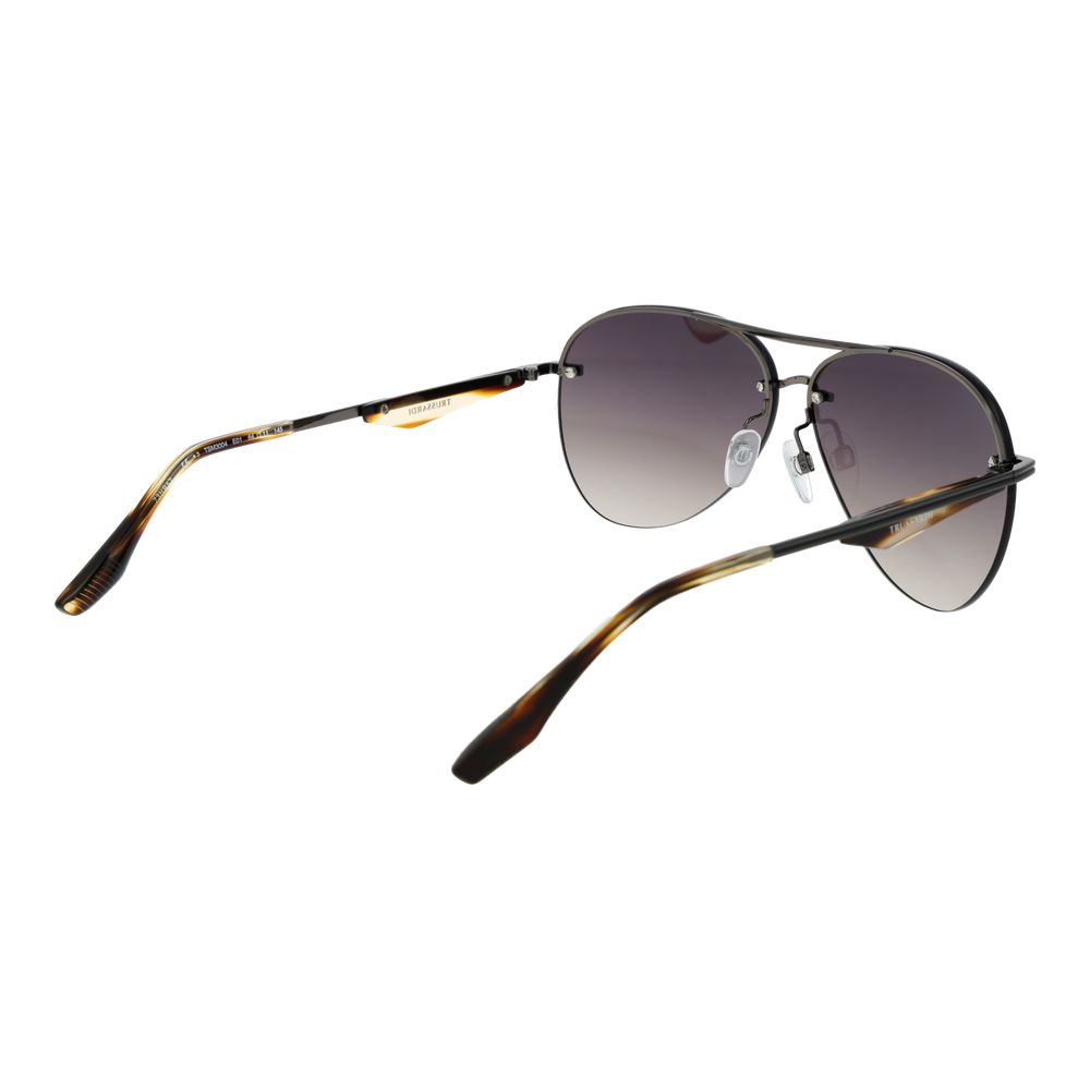 Gray Metal Sunglasses