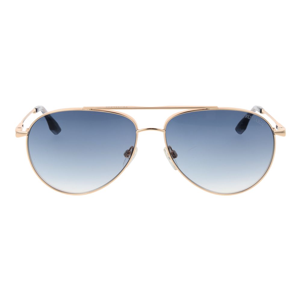 Gold Stainless Steel Sunglasses