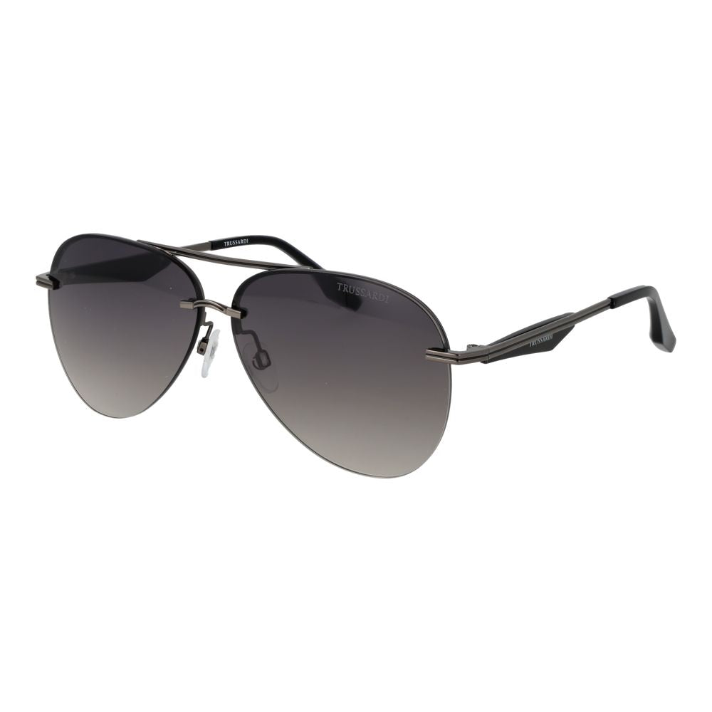 Gray Metal Sunglasses