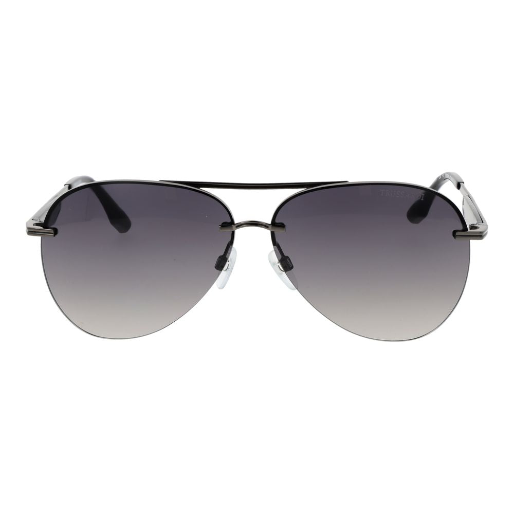 Gray Metal Sunglasses