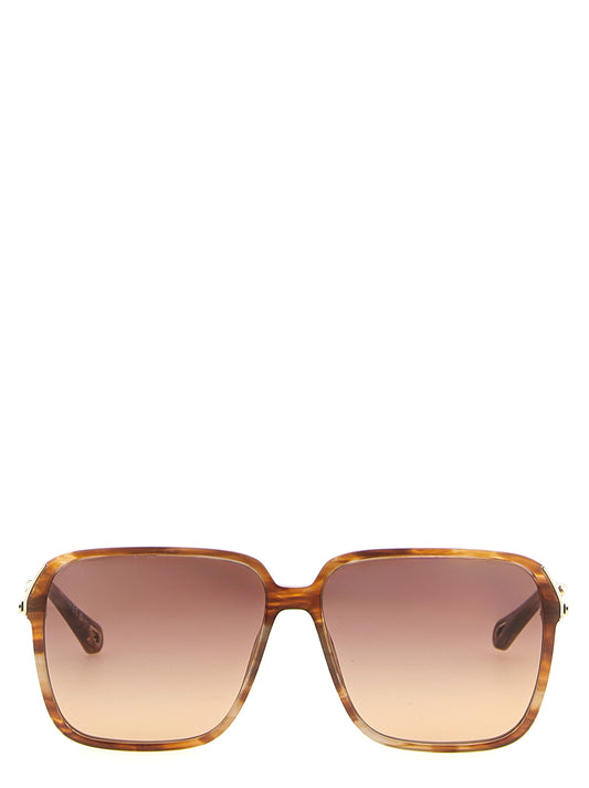 Chloé Brown Acetate Sunglasses
