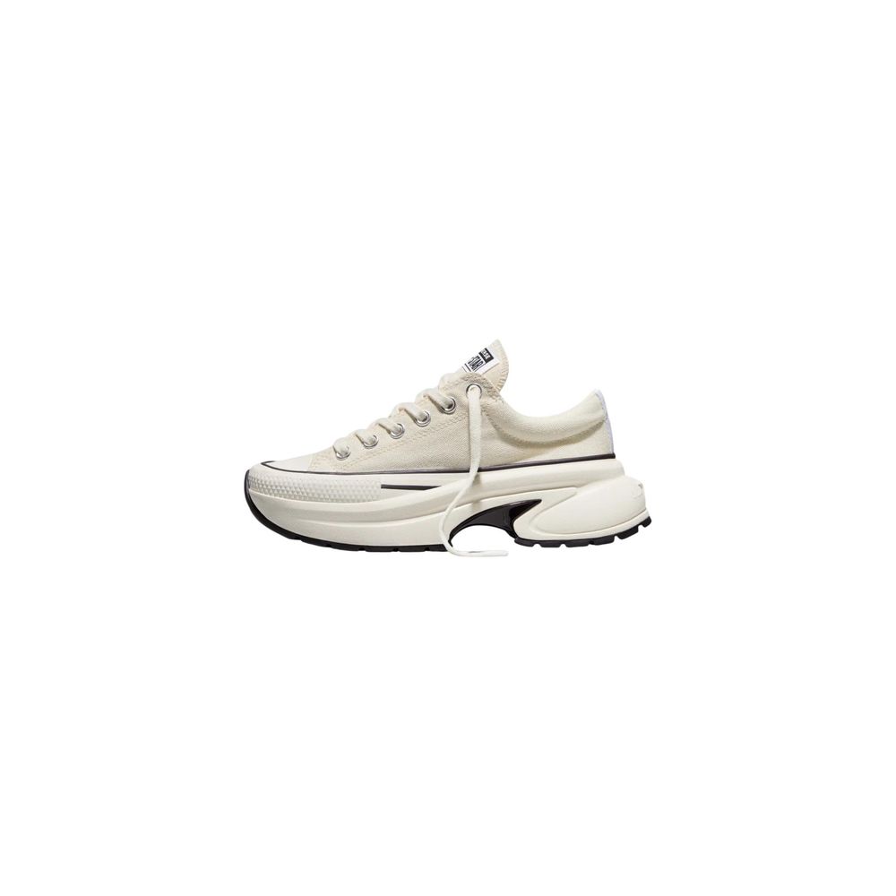 Black And White Textile Chunky Sneakers