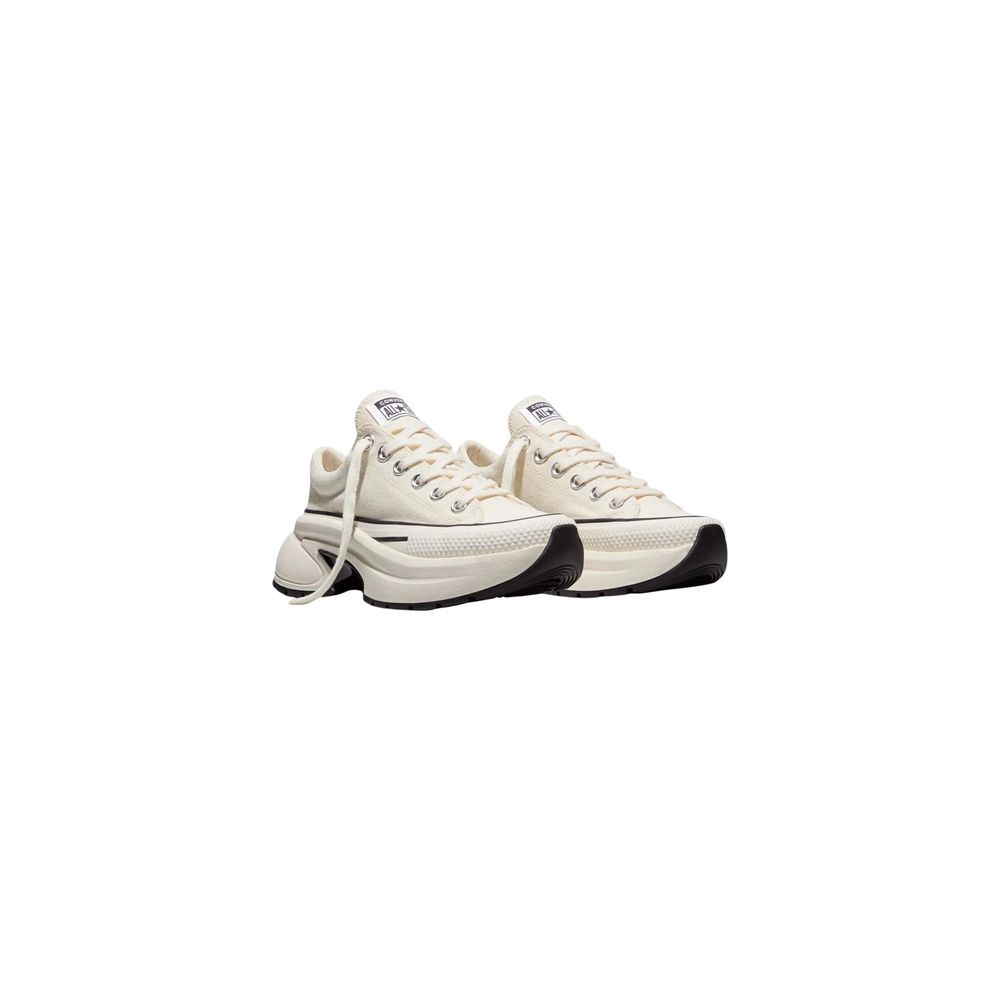 Black And White Textile Chunky Sneakers