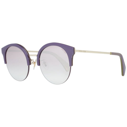 Police Purple Metal Sunglasses