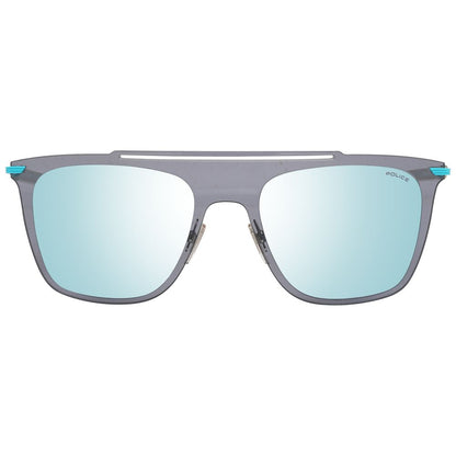 Police Gray Metal & Plastic Sunglasses
