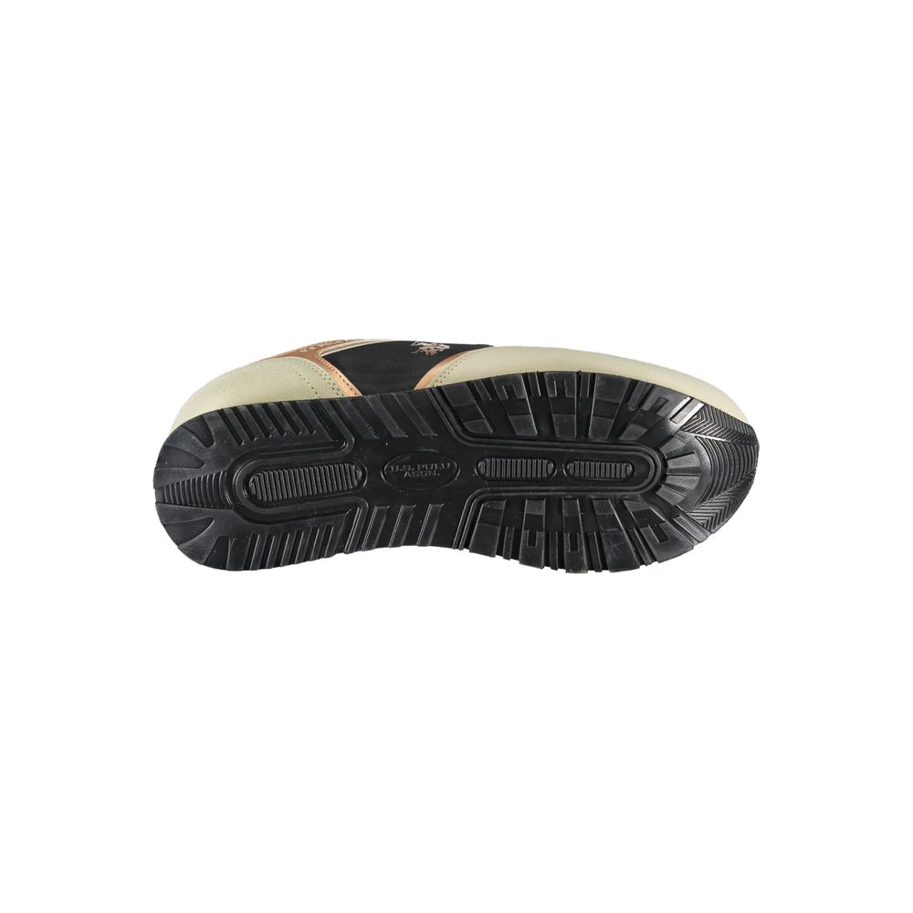 Nero Polyurethane Womens Sneaker