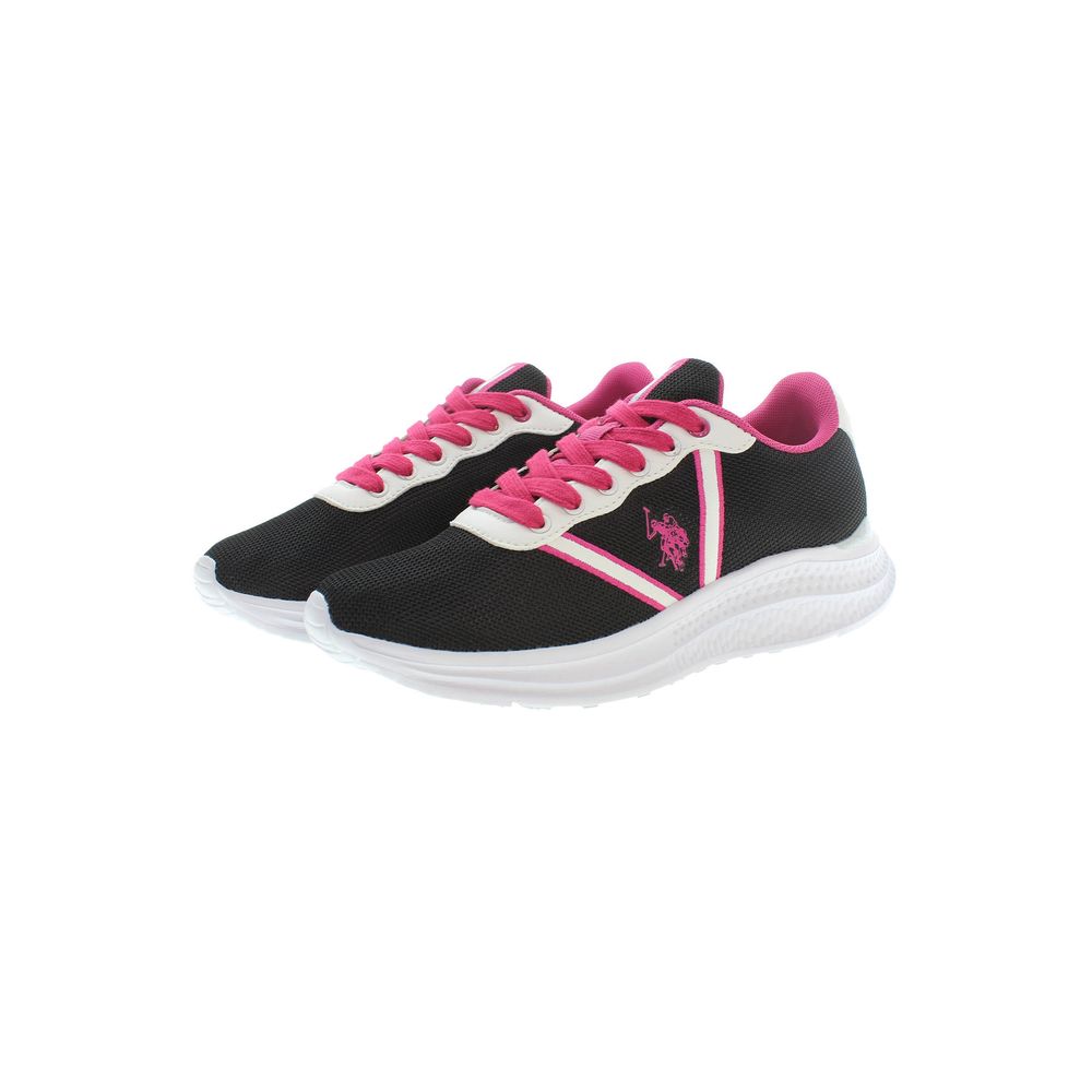 Nero Polyester Womens Sneaker