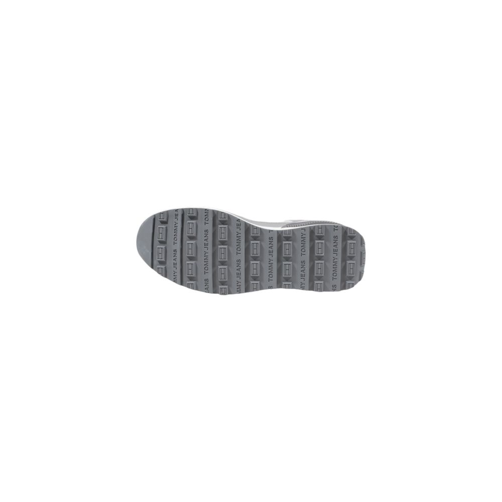 Gray Suede Leather Athletic Sneakers